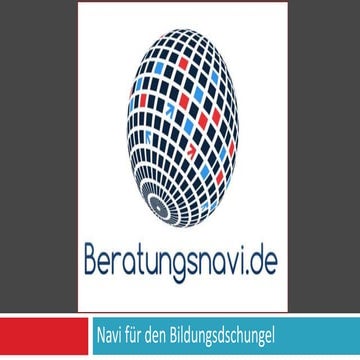 Beratungsnavi.de - Idee und Projektvorstellung
