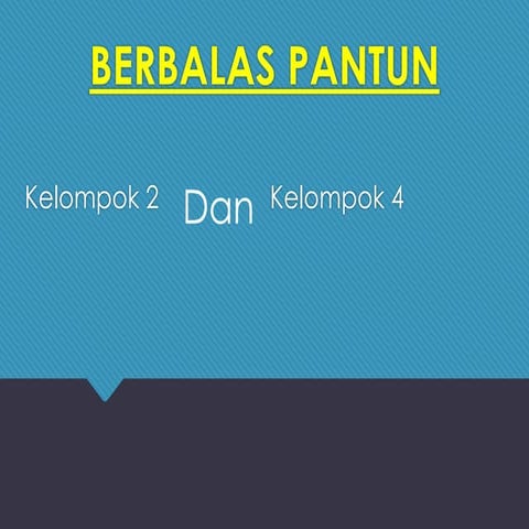 Berbalas pantun ( SMKN 1 Bekasi)