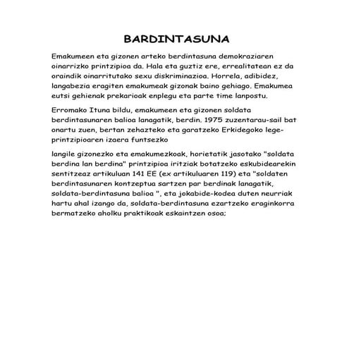 Berdintasuna