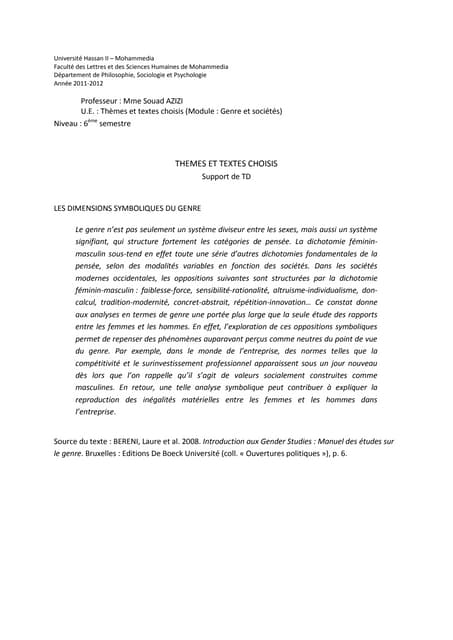 Bereni les dimensions symboliques d...