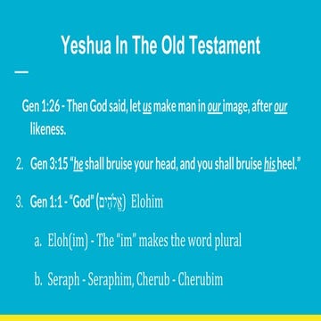 Bereshit בְּרֵאשִׁית | PPTX