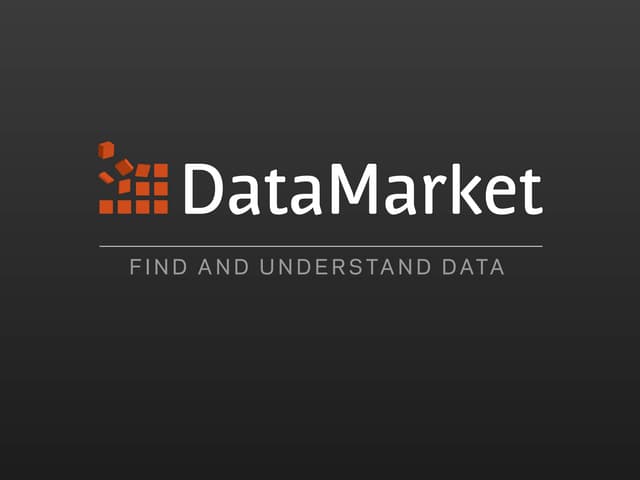 DataMarket at Media 3.0 in Bergen