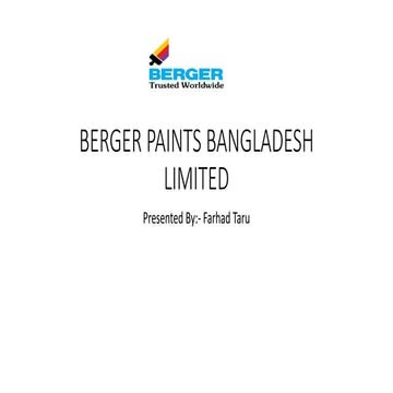 Berger Paints Bangladesh Limited