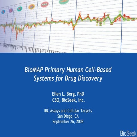 BioMAP<sup>®</sup> Primary Human Cell-Based Systems for Drug Discovery