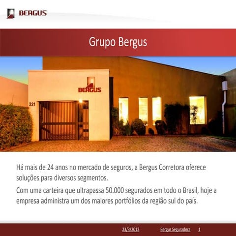 Bergus apresentação institucional | PPSX