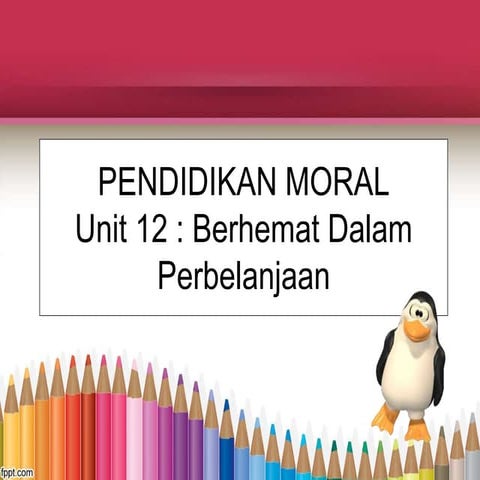 Berhemat dalam perbelanjaan | PPTX
