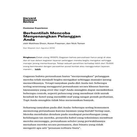 Berhentilah Mencoba Menyenangkan Pelanggan Anda.pdf