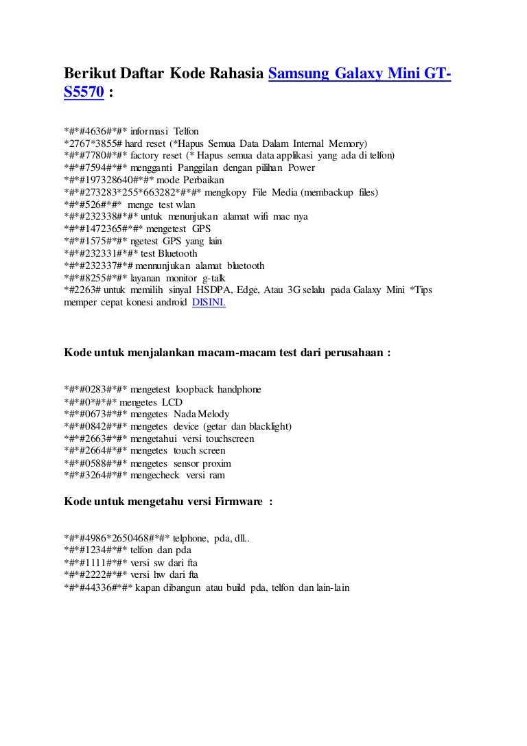 Kode Rahasia Samsung Galaxy M31
