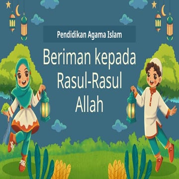 MATERI IMAN KEPADA RASUL ALLAH KELAS 4 SEKOLAH DASAR.pptx