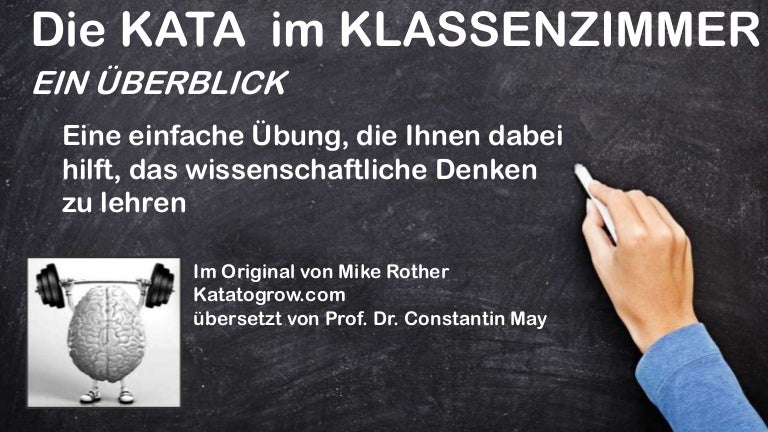 Die Kata Im Klassenzimmer Ein Uberblick