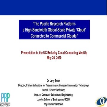 Berkeley cloud computing meetup may 2020