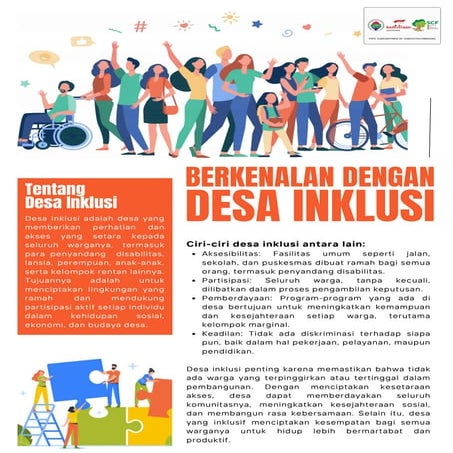 Desa Inklusi adalah Desa yang dikembangkan oleh Pemerintah Melalui ...