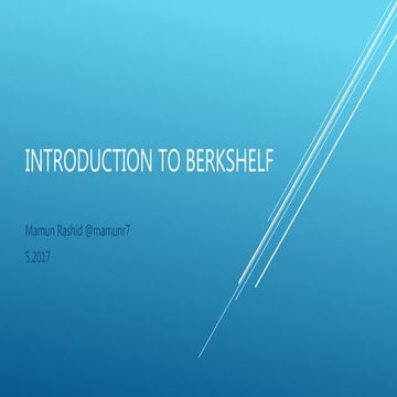 Berkshelf Tutorial : Better Way to Create and Manage Chef Cookbooks