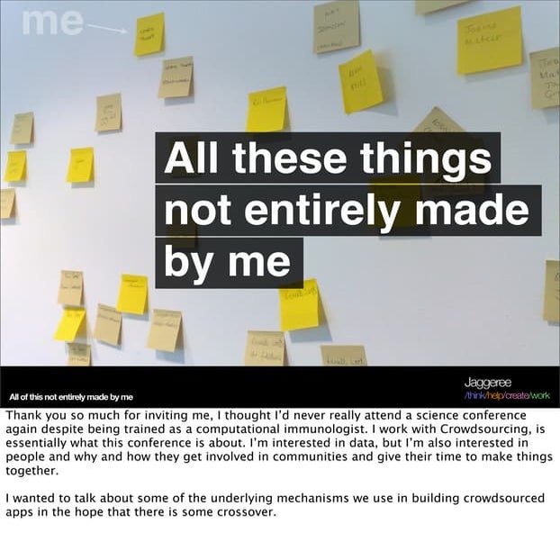 All these things not entirely made by me