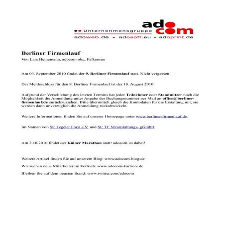 Berliner Firmenlauf