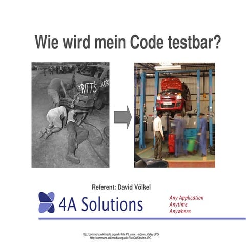 Wie wird mein Code testbar?