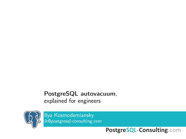 PostgreSQL Meetup Berlin at Zalando HQ