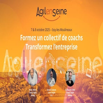 Formez un collectif de coachs - agile en seine | PPTX