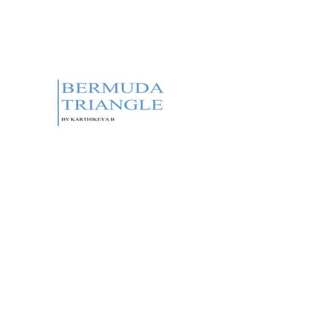 Bermuda triangle 