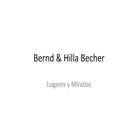 Bernd & hilla becher