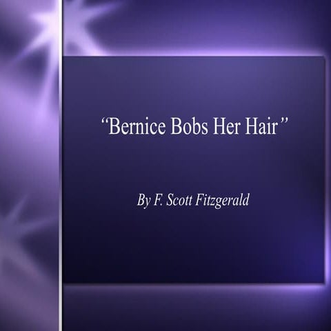 Bernice bobs her hair intro | PPT
