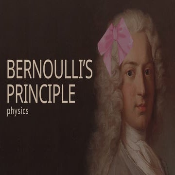 Project Presentation on Daniel Bernoulli