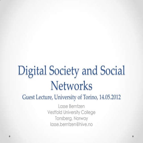 #InternetPart12 Berntzen Day 1