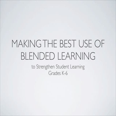 Blended Learning