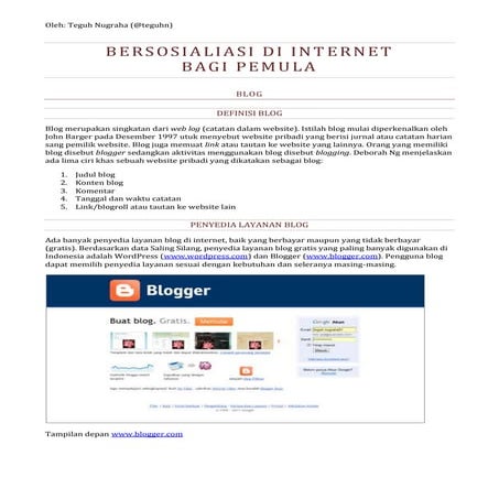 Bersosialiasi di internet