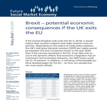 BREXIT could be expensive