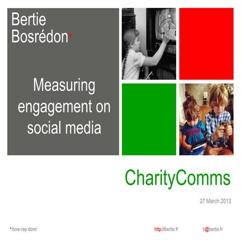 Measuring engagement on social media