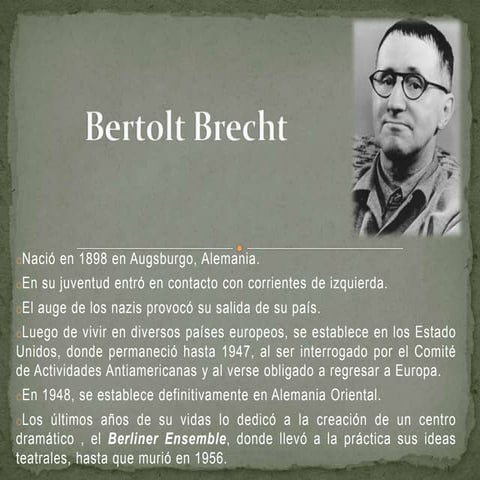 Bertolt brecht
