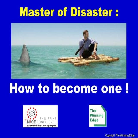 Bert van walbeek   master of disaster