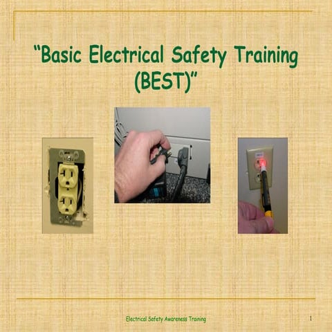 Basic Electrical Safety Training - BESTt