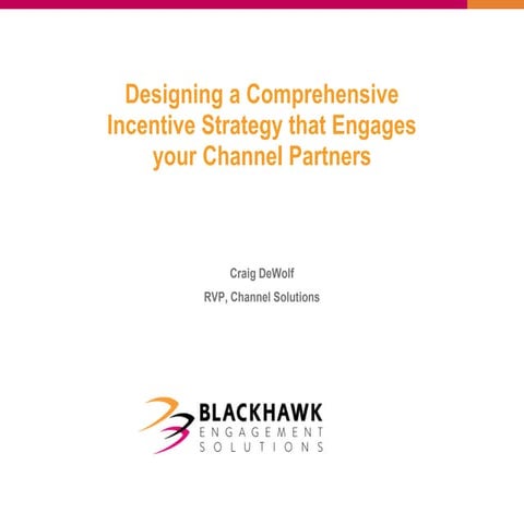 Designing an Indirect Sales Incentive Program: Defining Your Strategy ...