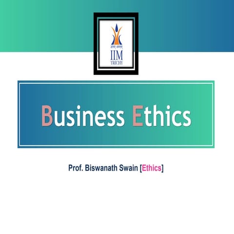 Ethics in Performance Management | PPTX