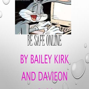 Be safe online