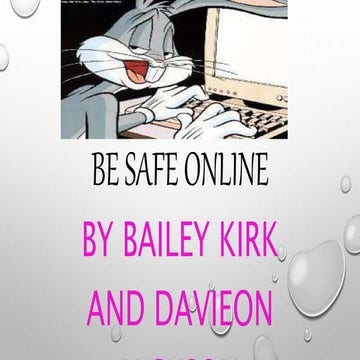 Be safe online