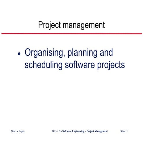 Project Management