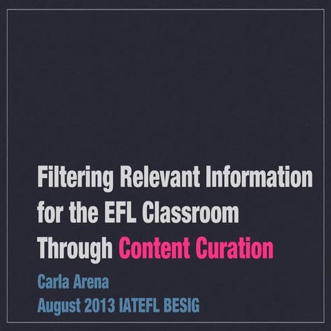 Digital Curation for Business English Teachers - BESIG IATEFL
