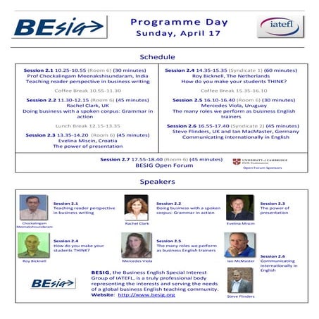 BESIG program day | PDF