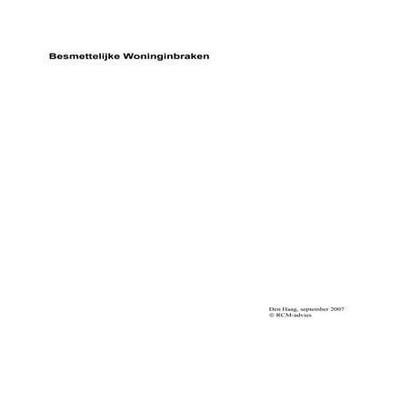 Besmettelijke woninginbraken