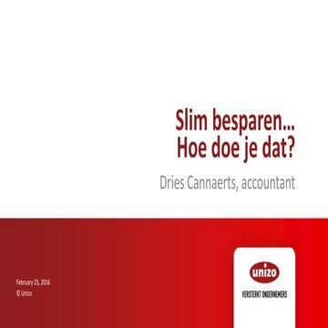 Slim besparen - hoe doe je dat?