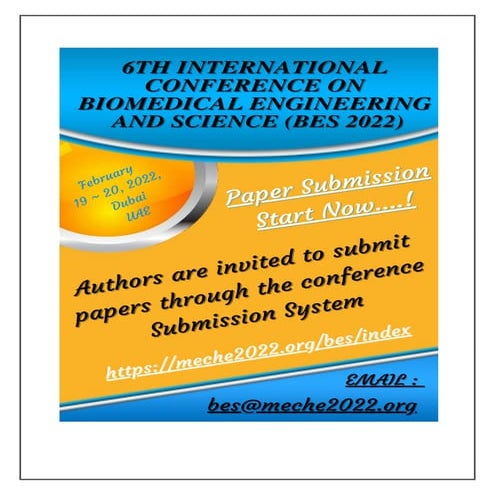 10th International Conference on Biomedical Engineering and Science ...