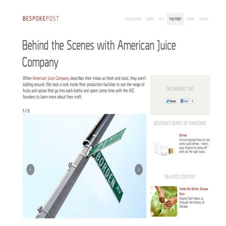 AJC Bespoke interview