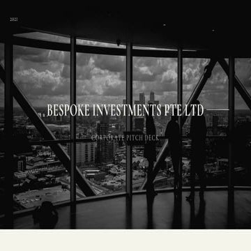 Bespoke Habitat pitch deck