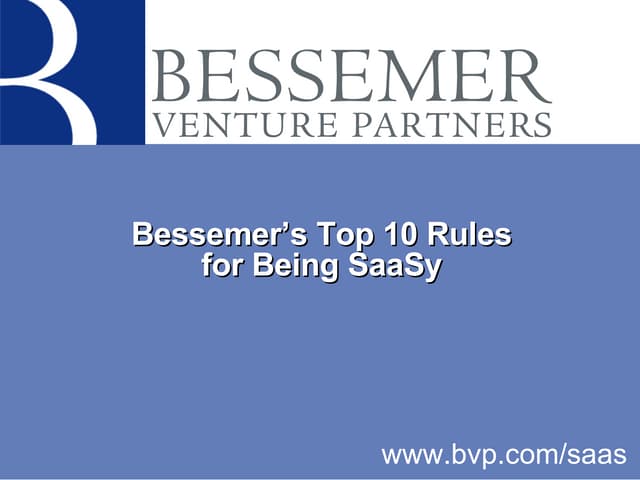 Bessemer S  Top 10  Rules For  Bein...