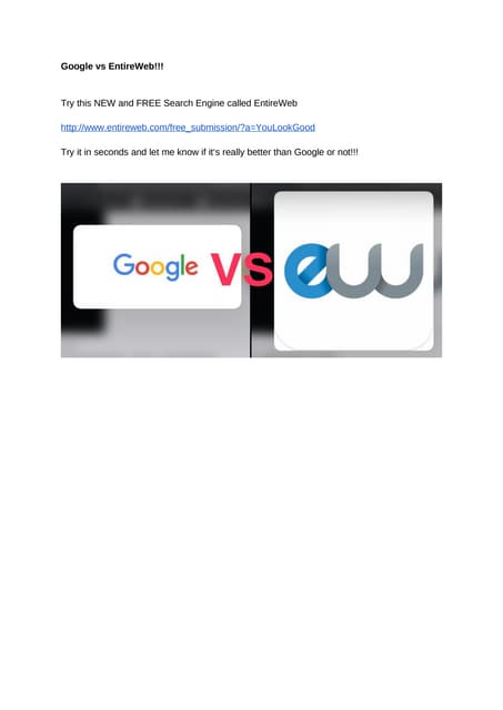 BETTER THAN GOOGLE?!!! | PDF