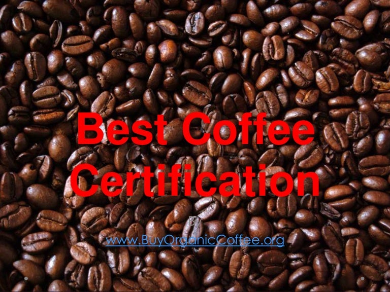 Best Coffee Certification