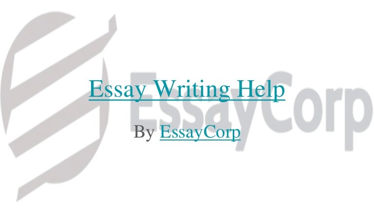Essay writing help service